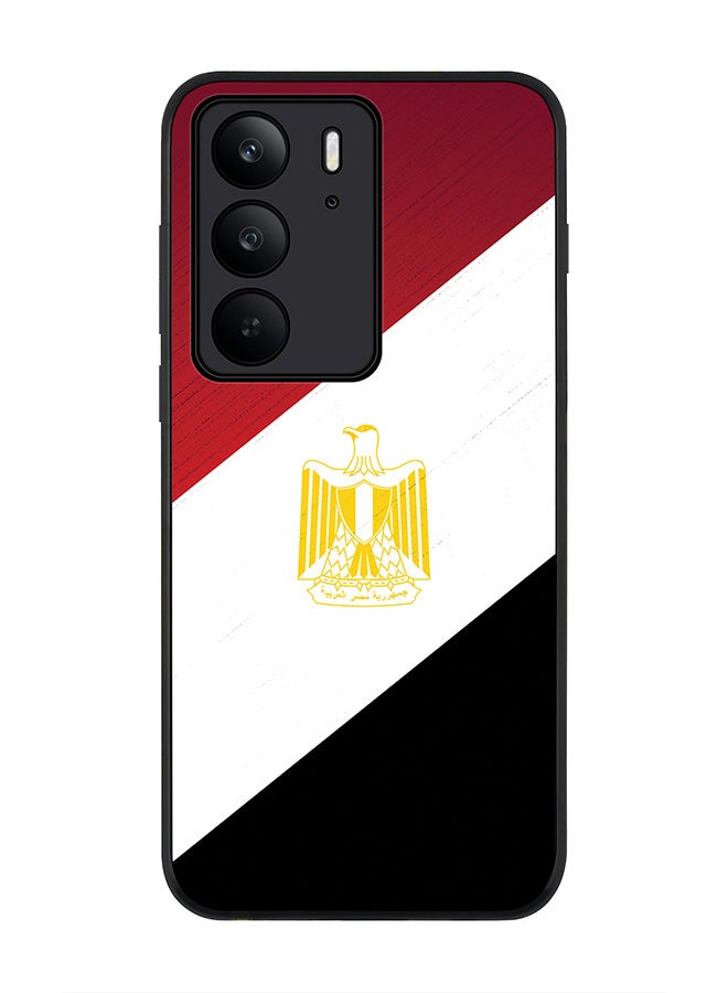 Stylizedd غطاء لهاتف Realme C75x / C75 4G، حماية كاميرا رفيعة، غطاء هاتف مضاد للصدمات - علم مصر - Image 1